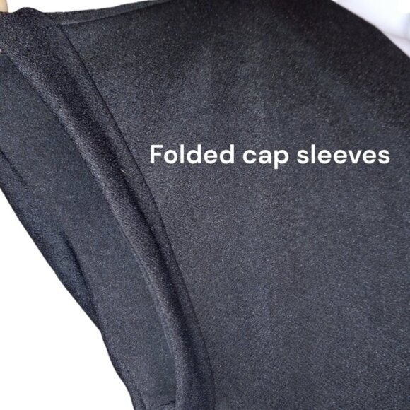 🏖️Elizabeth & Nicole LBD Pullover, Pleated Shirt, Small Cap Sleeve, Belted - Picture 7 of 9